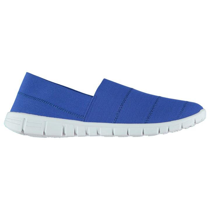 Fabric Mercy Slip On Mens Trainers Blue NS8372